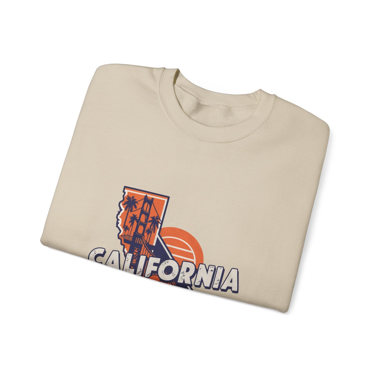 California Crewneck Sweatshirt | Retro Beach Vibes
