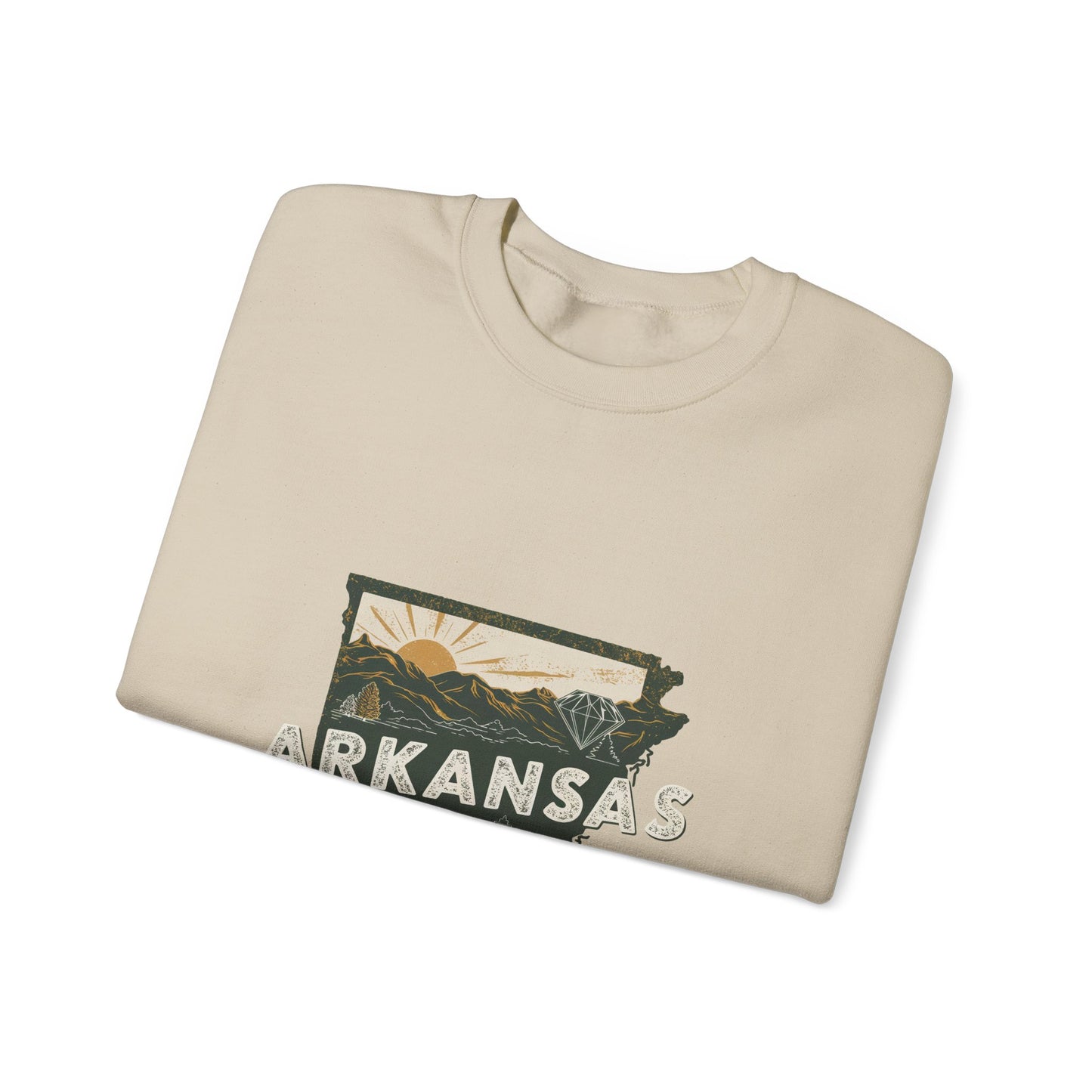 Arkansas Crewneck Sweatshirt | Vintage Outdoor Scenic