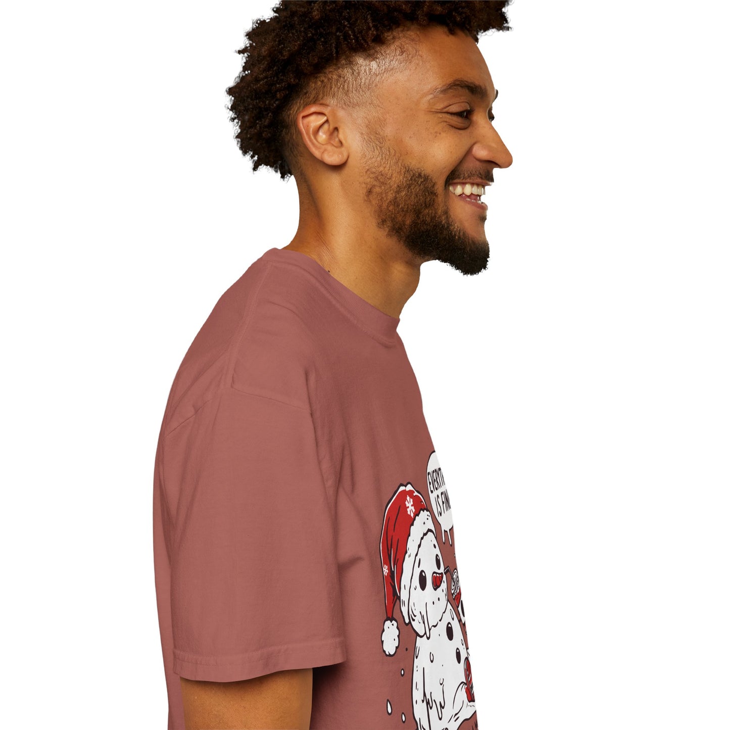 Snowman T-Shirt - "Everything is Fine, I'm Just Having a Meltdown" - Funny Winter Tee