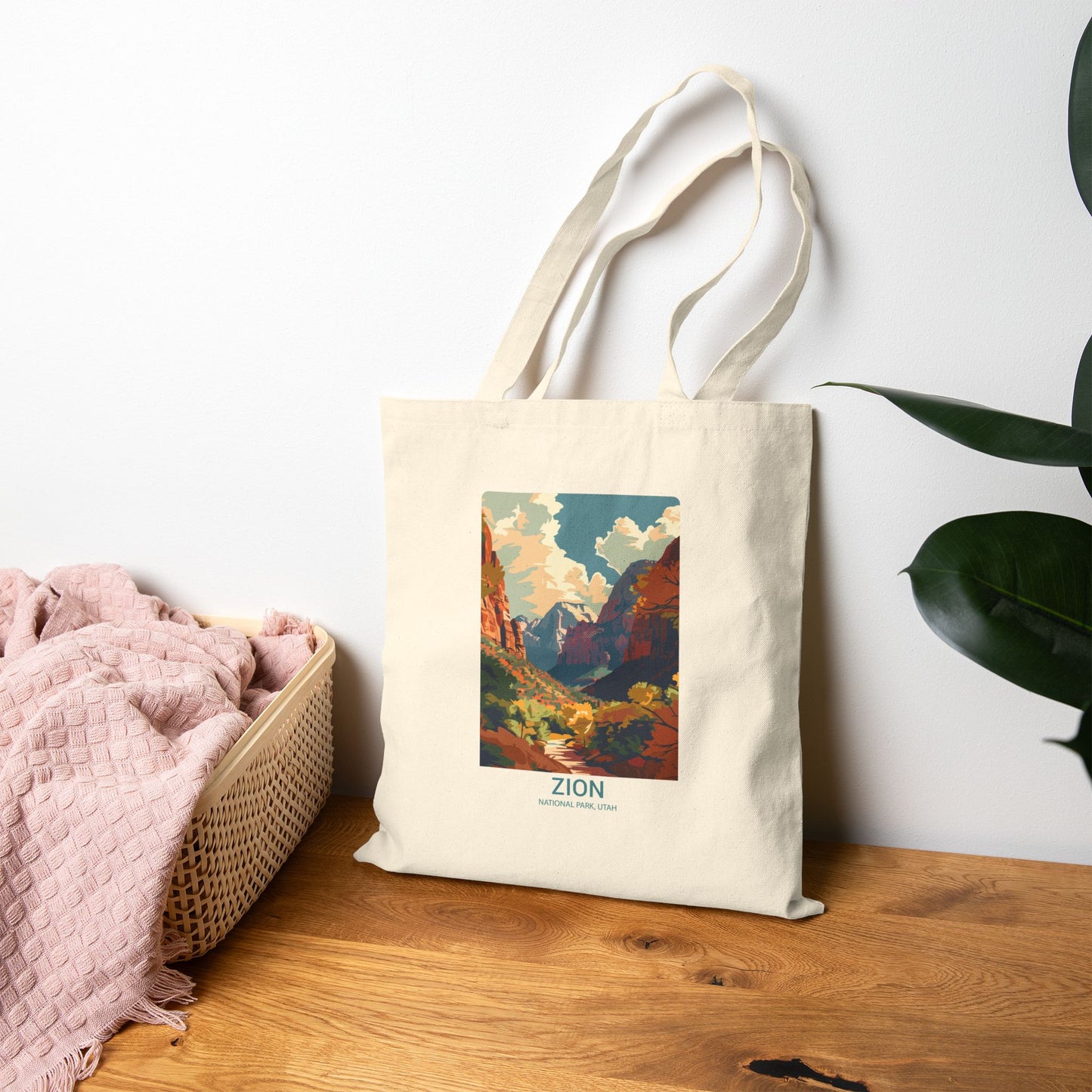Zion National Park Canvas Tote Bag