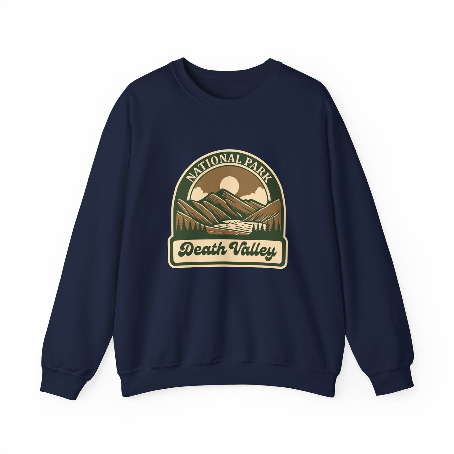 Death Valley National Park landscape Sweatshirt | Vintage desert mountains emblem