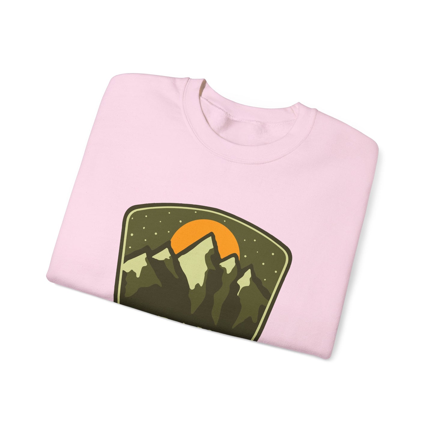 Grand Teton Mountains badge Sweatshirt | National Park retro patch