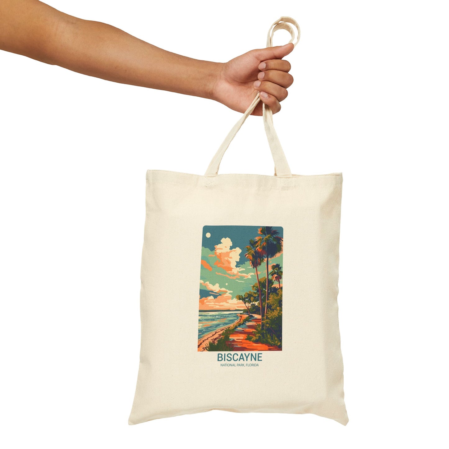 Biscayne National Park Vintage Poster Cotton Tote
