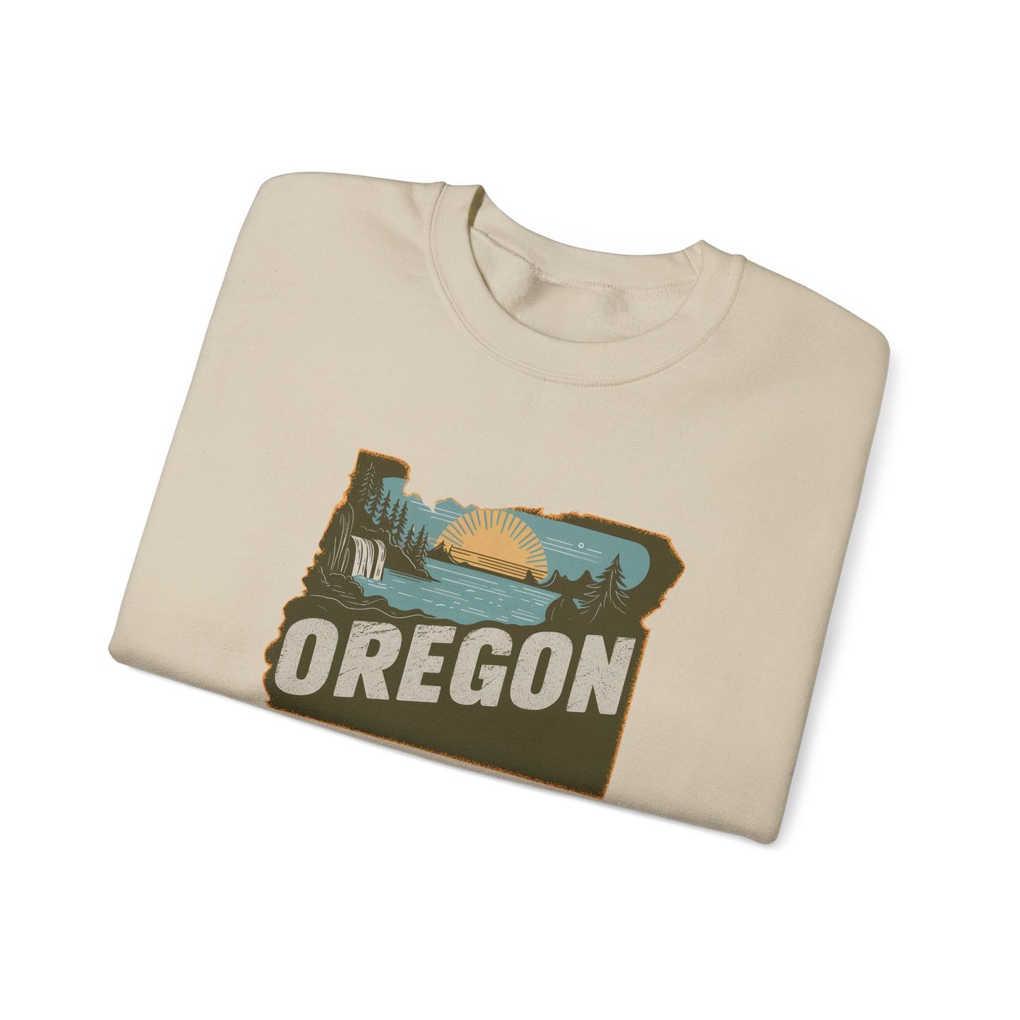 Oregon State Landscape sweatshirt | Retro Pacific Northwest Crewneck