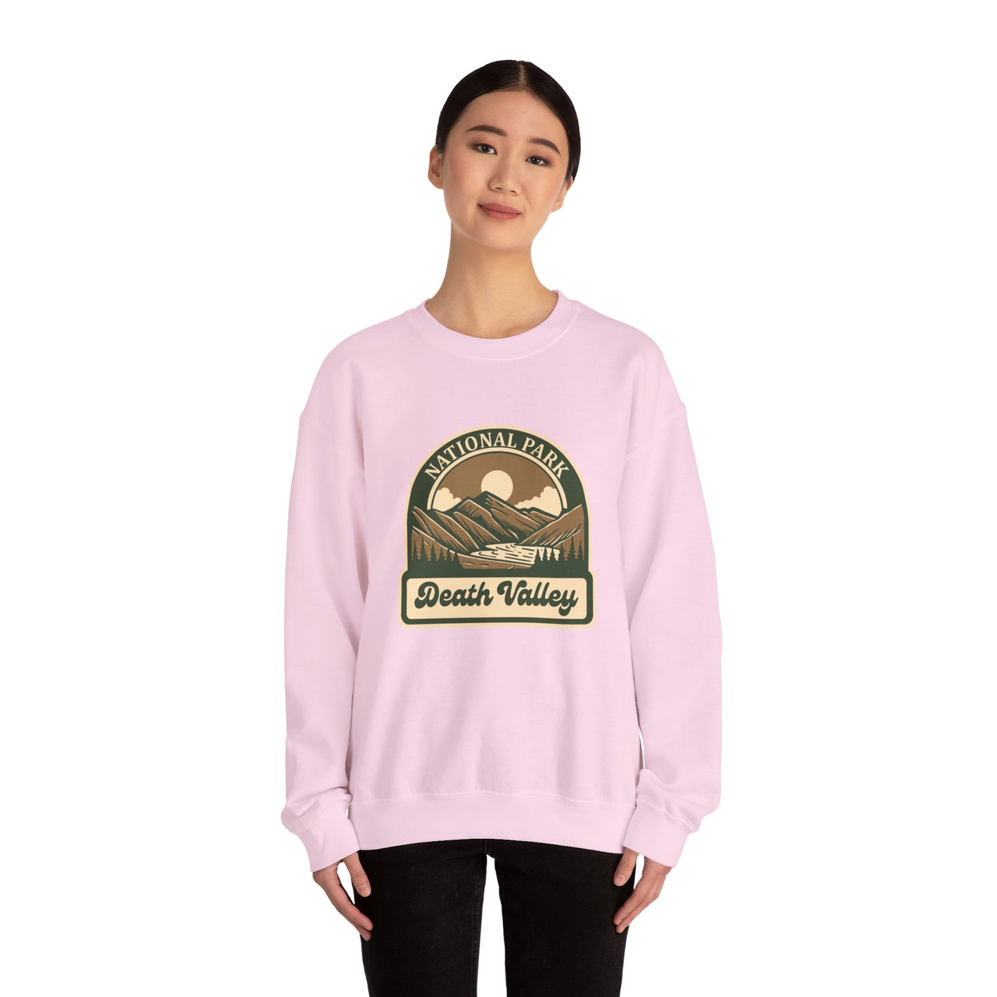 Death Valley National Park landscape Sweatshirt | Vintage desert mountains emblem