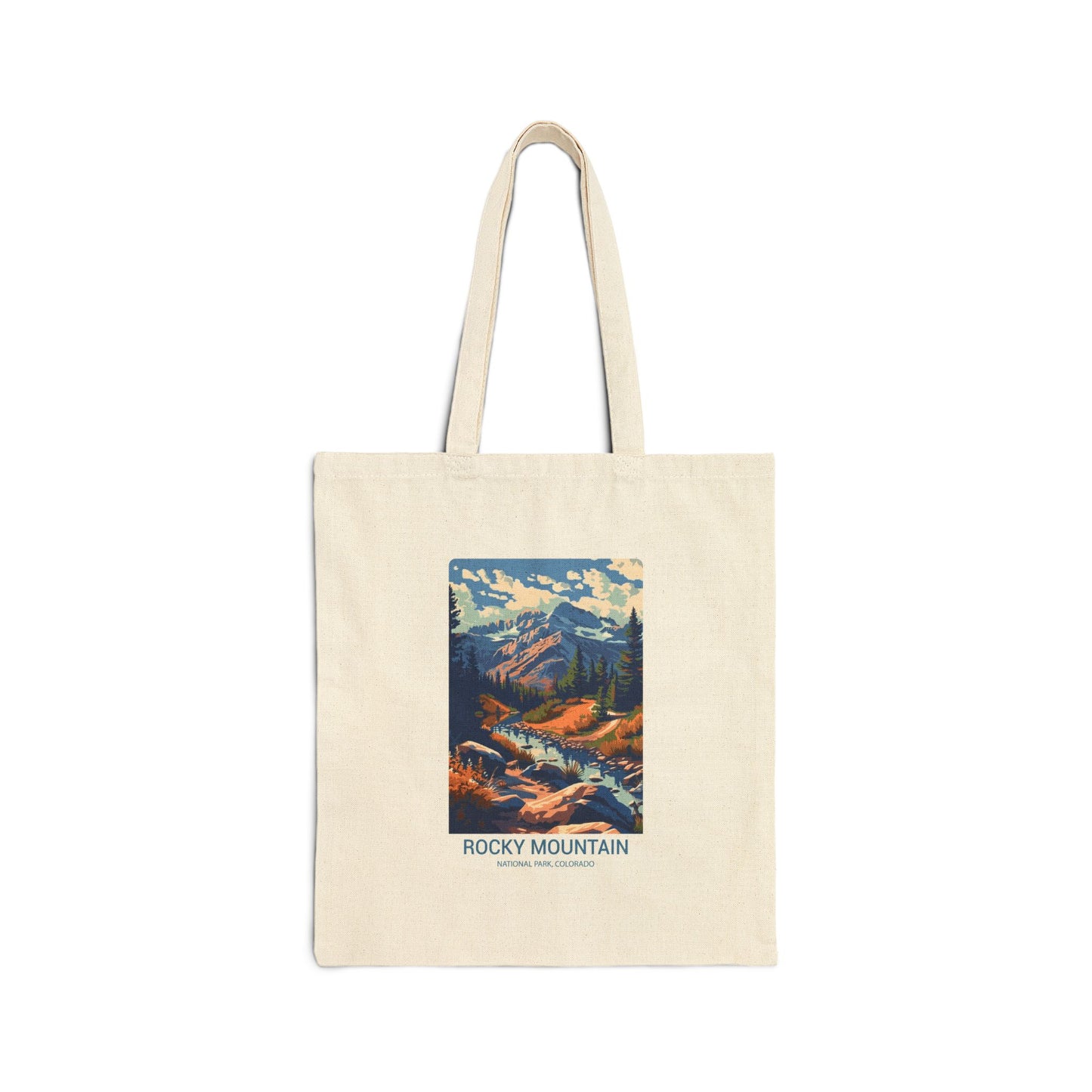 Rocky Mountain National Park Canvas Tote Bag