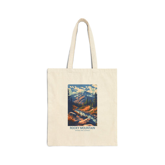 Rocky Mountain National Park Canvas Tote Bag
