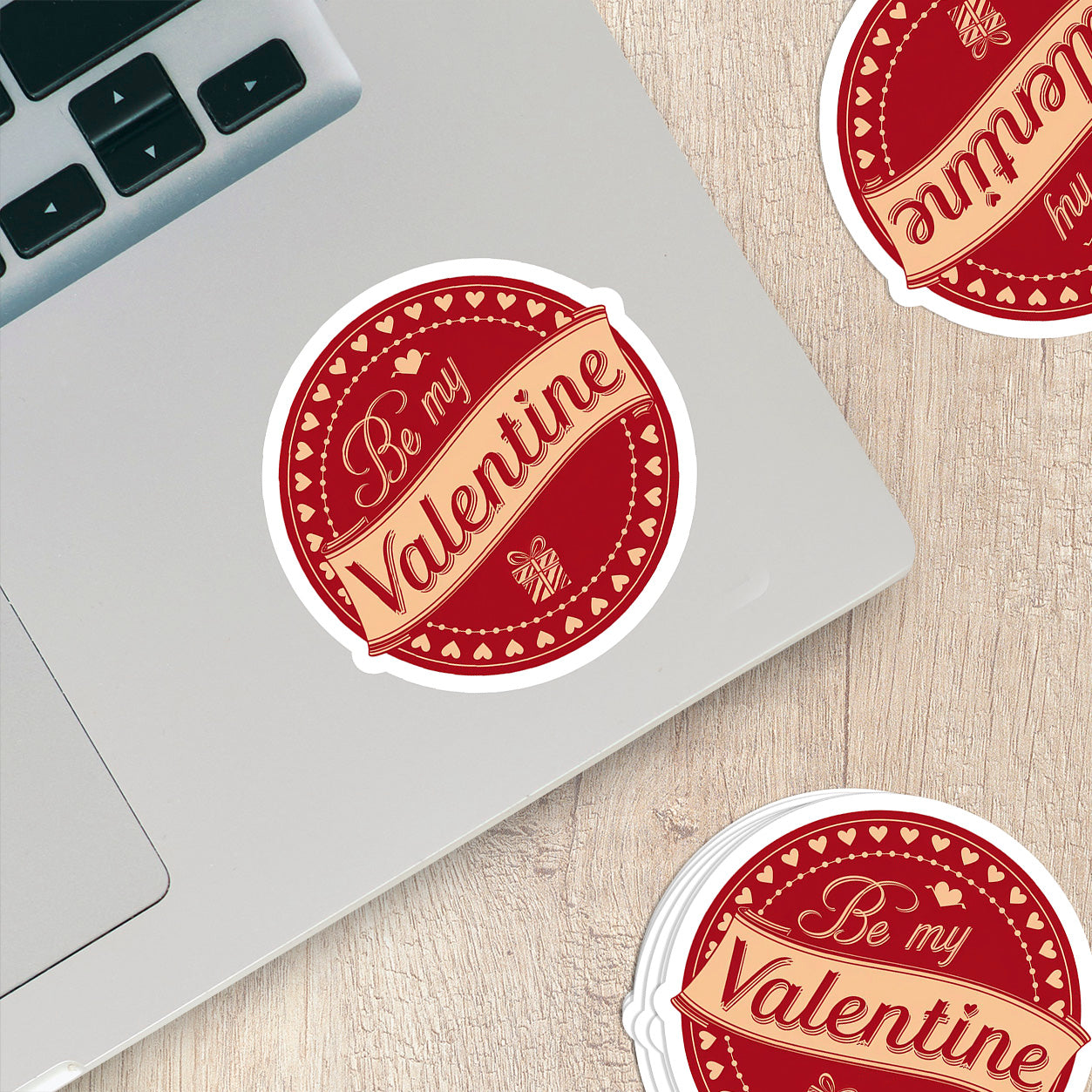 Be My Valentine Vinyl Sticker