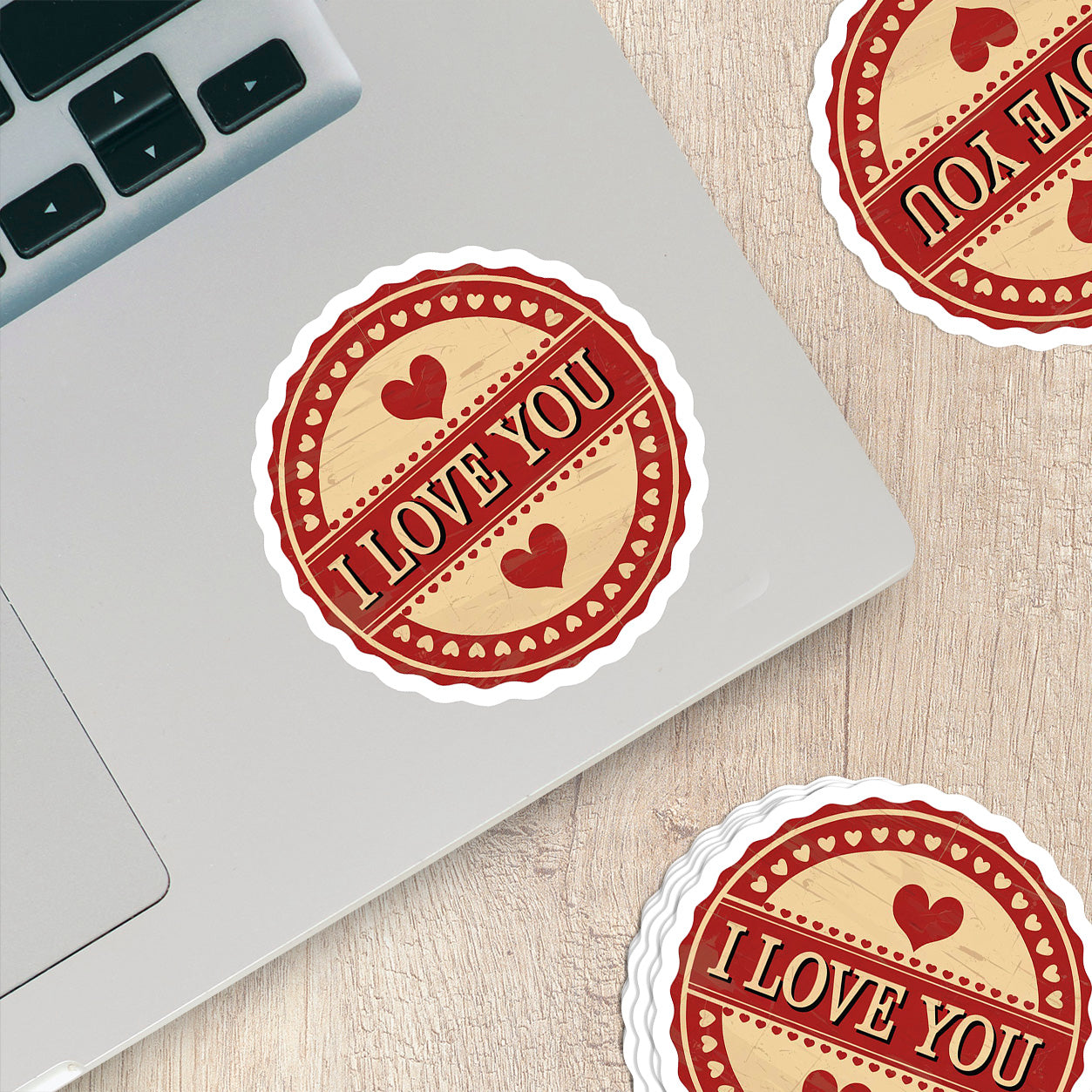 I Love You Vinyl Sticker