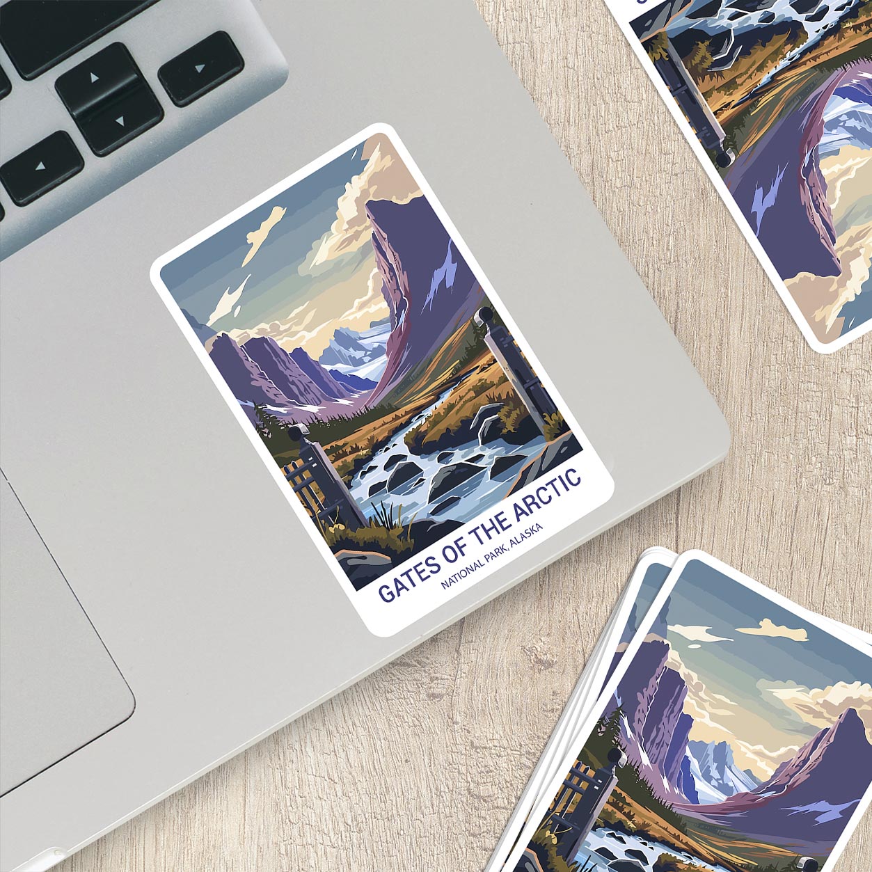 Gates of the Arctic National Park Sticker – Durable Vinyl Sticker