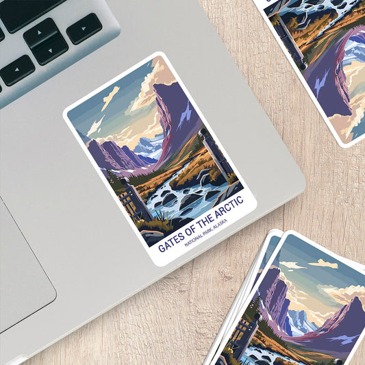 Gates of the Arctic National Park Sticker – Durable Vinyl Sticker
