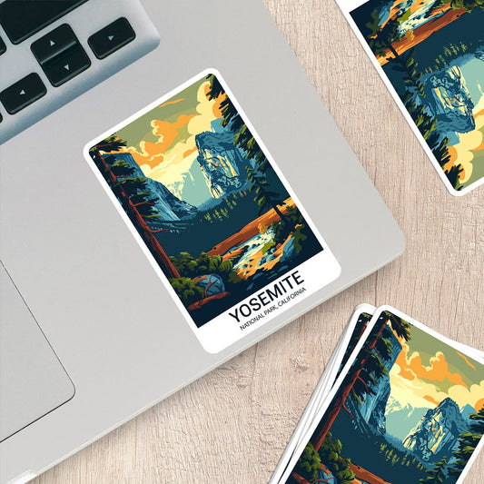 Yosemite National Park Sticker – Durable Vinyl Sticker