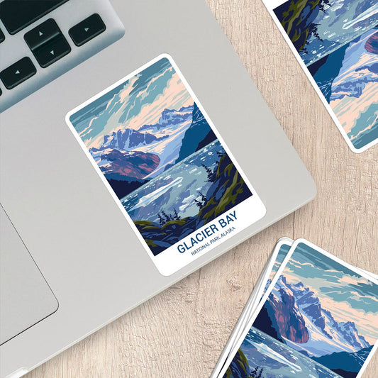 Glacier Bay National Park Sticker – Durable Vinyl Sticker