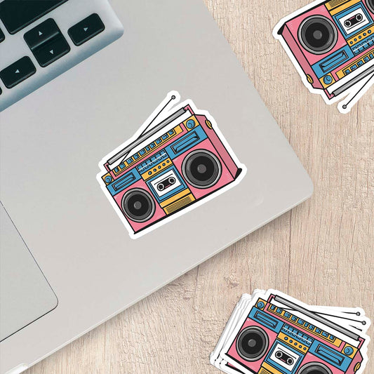 Retro 90’s Sticker – Weatherproof Vinyl for Laptops, Cups & More