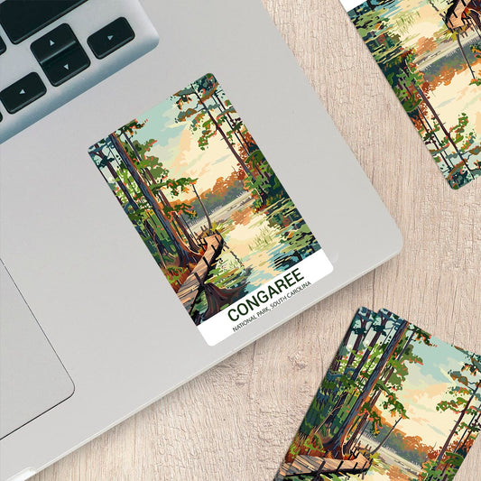 Congaree National Park Sticker – Durable Vinyl Sticker