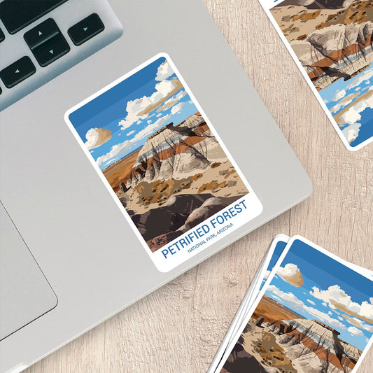 Petrified Forest National Park Sticker – Durable Vinyl Sticker