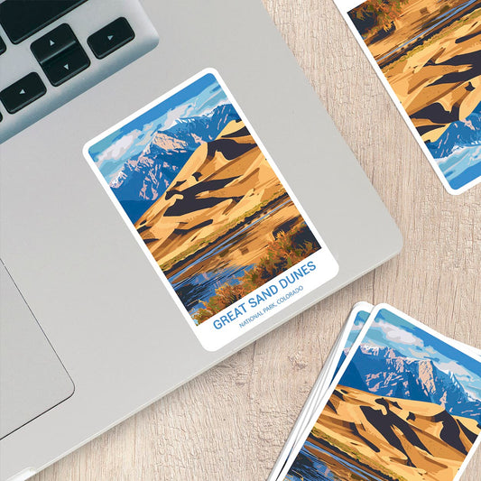Great Sand Dunes National Park Sticker – Durable Vinyl Sticker