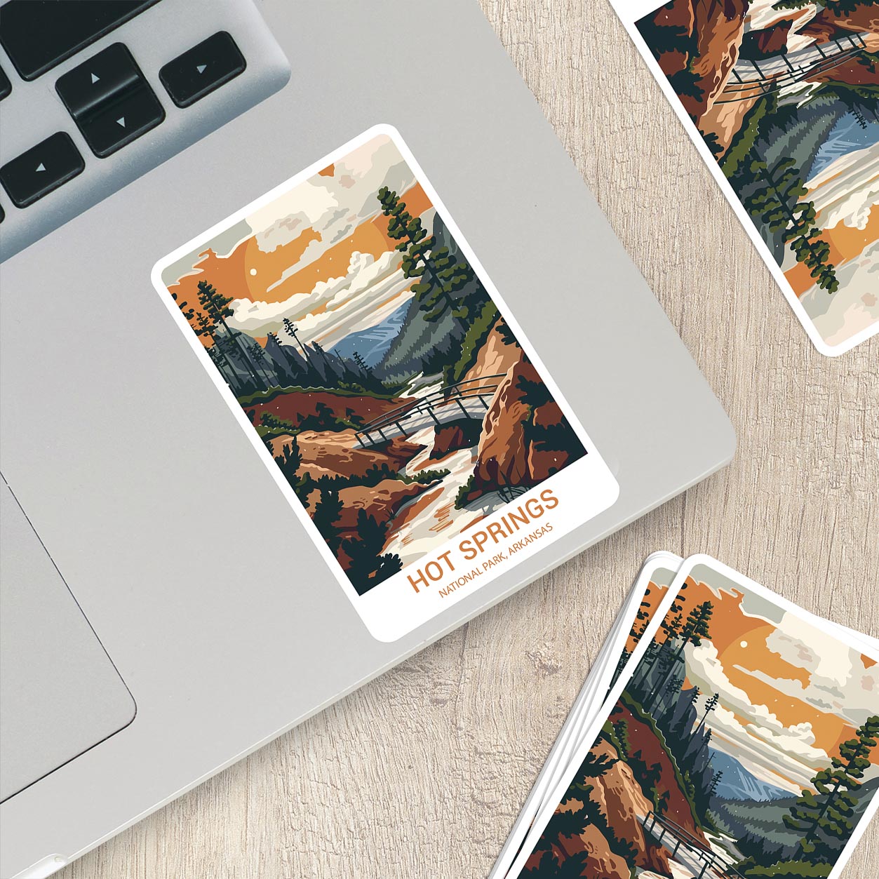 Hot Springs National Park Sticker – Durable Vinyl Sticker