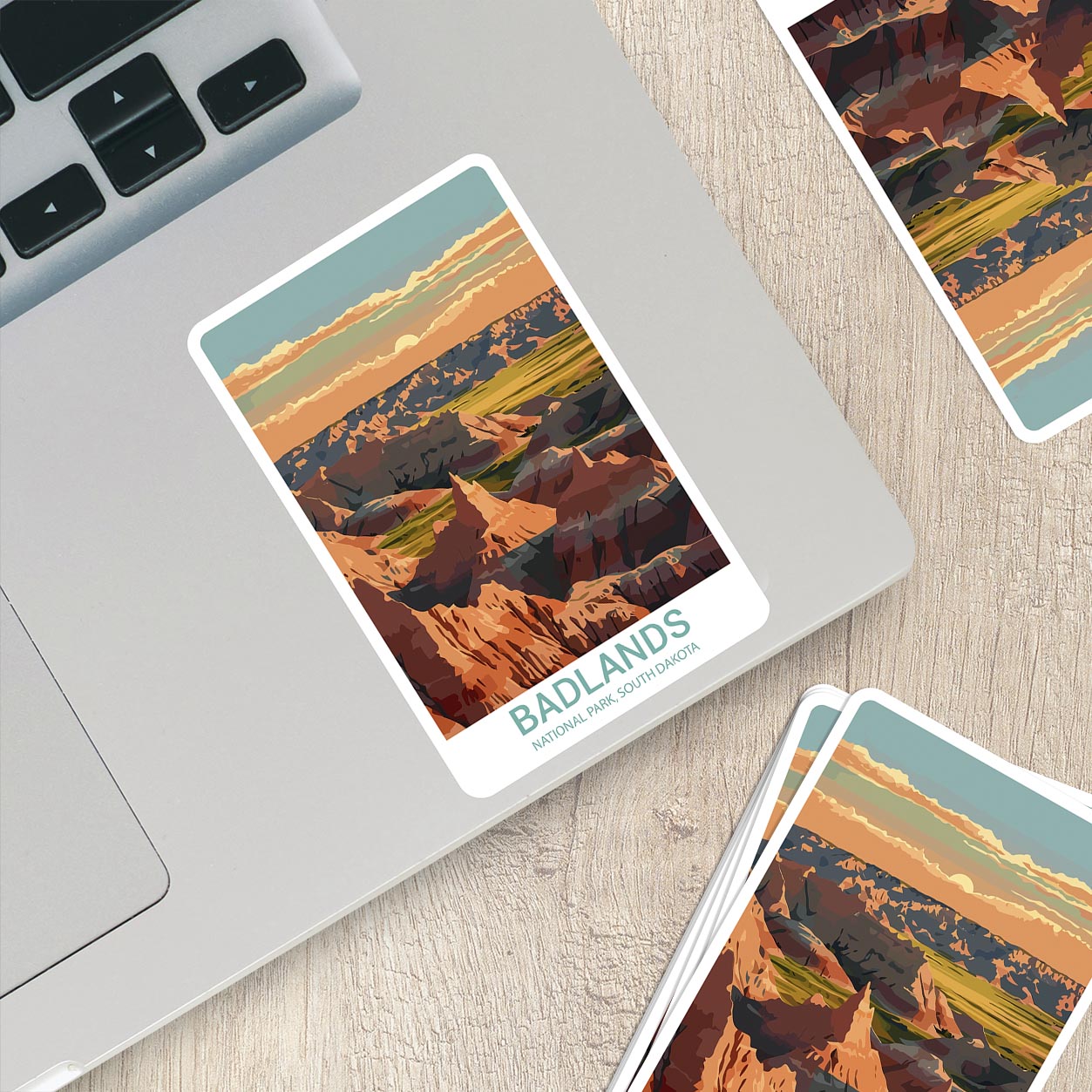 Badlands National Park Sticker – Durable Vinyl Sticker