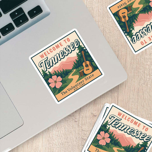 Welcome to South Dakota Vinyl Sticker – Vintage State Travel Decal (Copy)