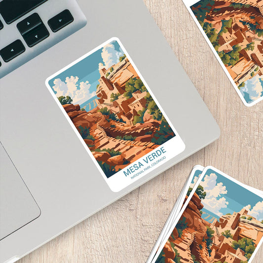 Mesa Verde National Park Sticker – Durable Vinyl Sticker