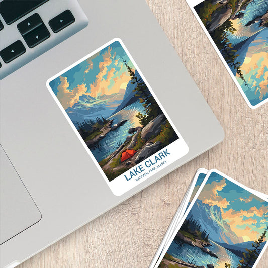 Lake Clark National Park Sticker – Durable Vinyl Sticker