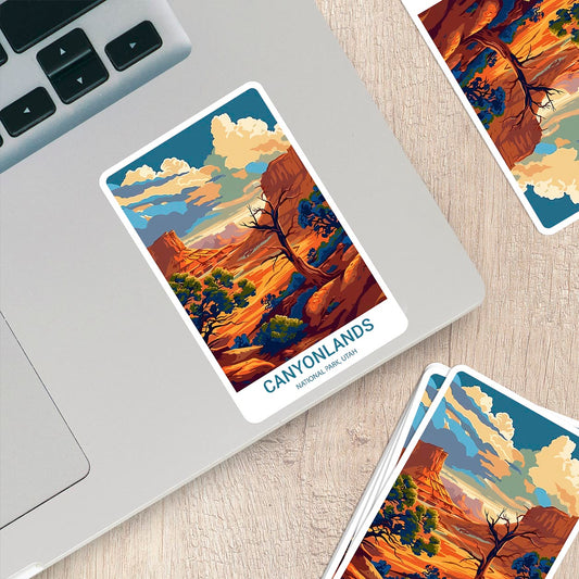 Canyonlands National Park Sticker – Durable Vinyl Sticker