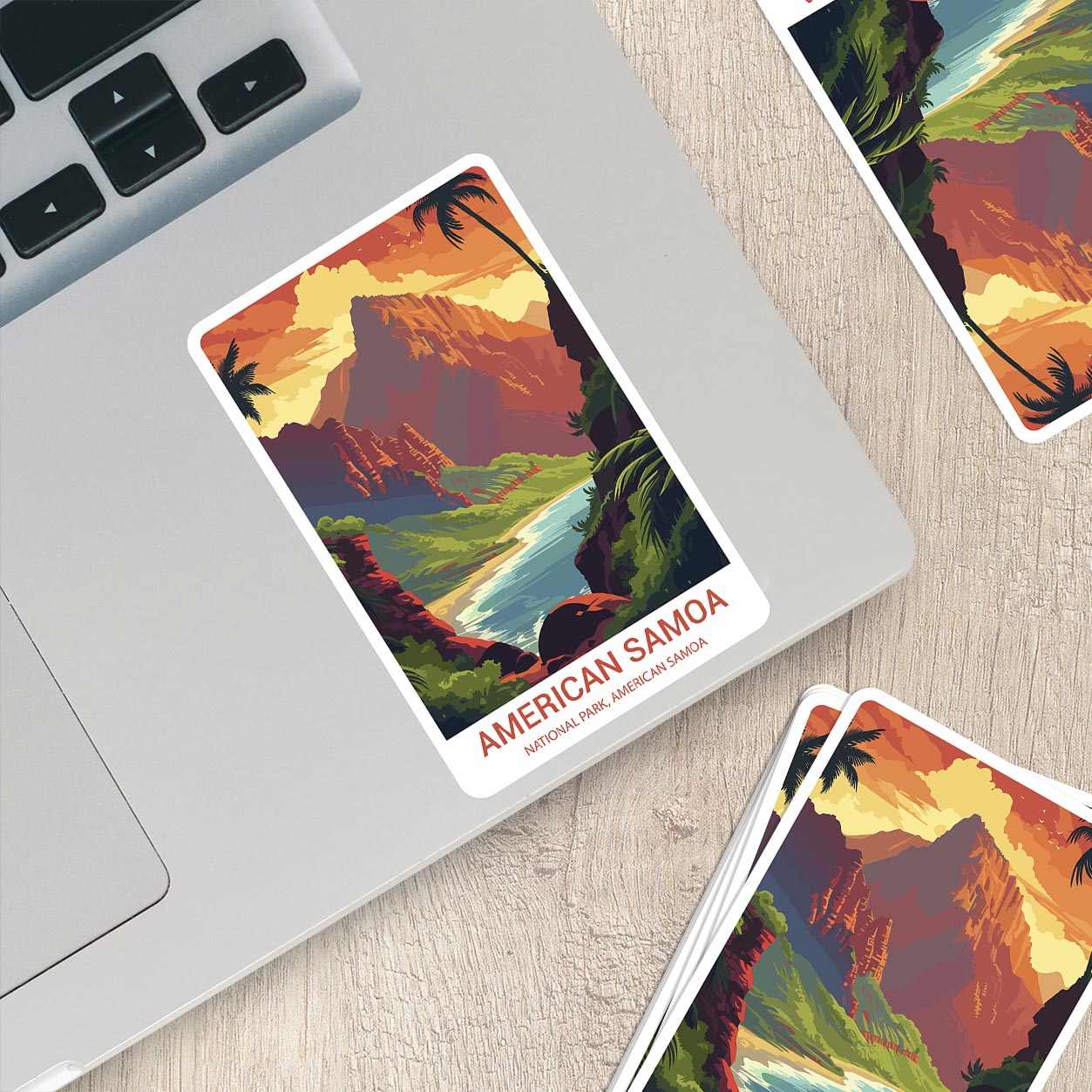 American Samoa National Park Sticker – Durable Vinyl Sticker