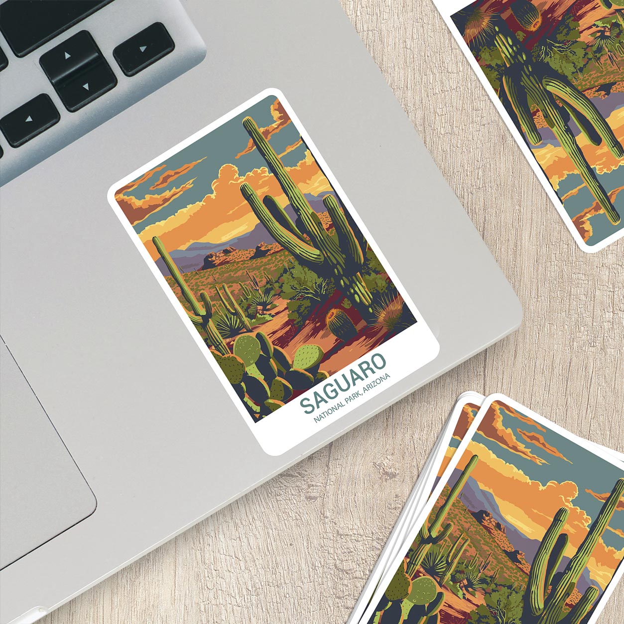 Saguaro National Park Sticker – Durable Vinyl Sticker