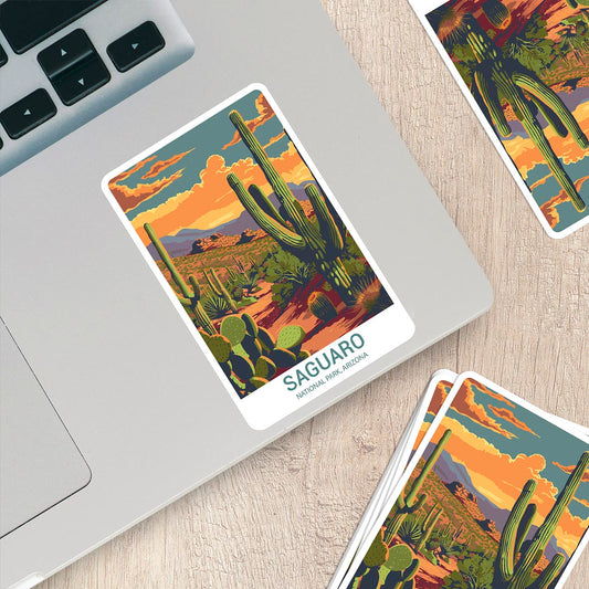 Saguaro National Park Sticker – Durable Vinyl Sticker