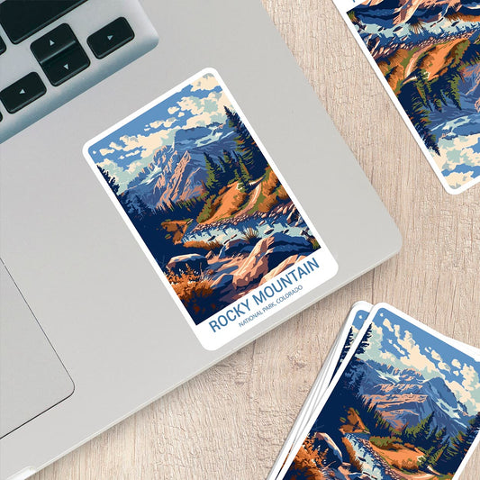 Rocky Mountain National Park Sticker – Durable Vinyl Sticker