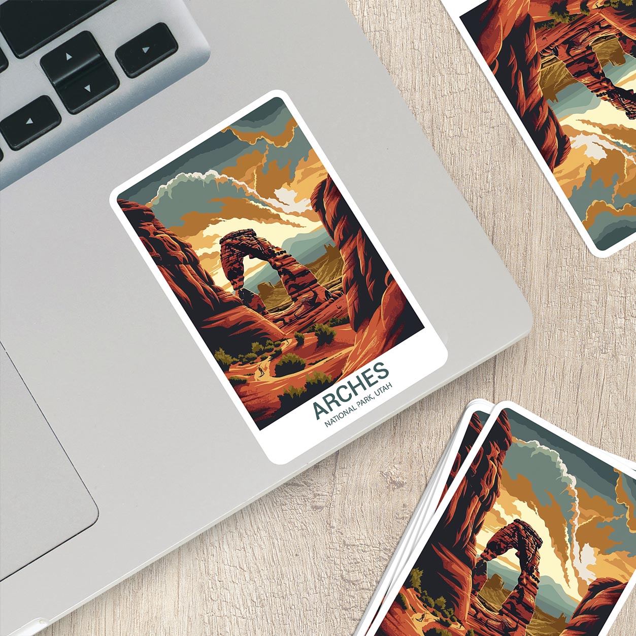 Arches National Park Sticker – Durable Vinyl Sticker