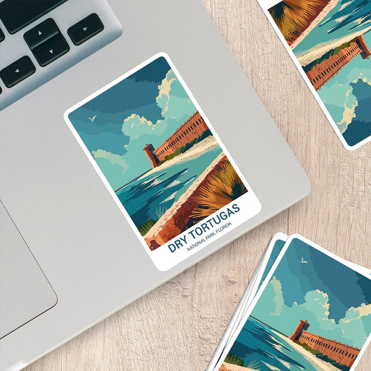 Dry Tortugas National Park Sticker – Durable Vinyl Sticker