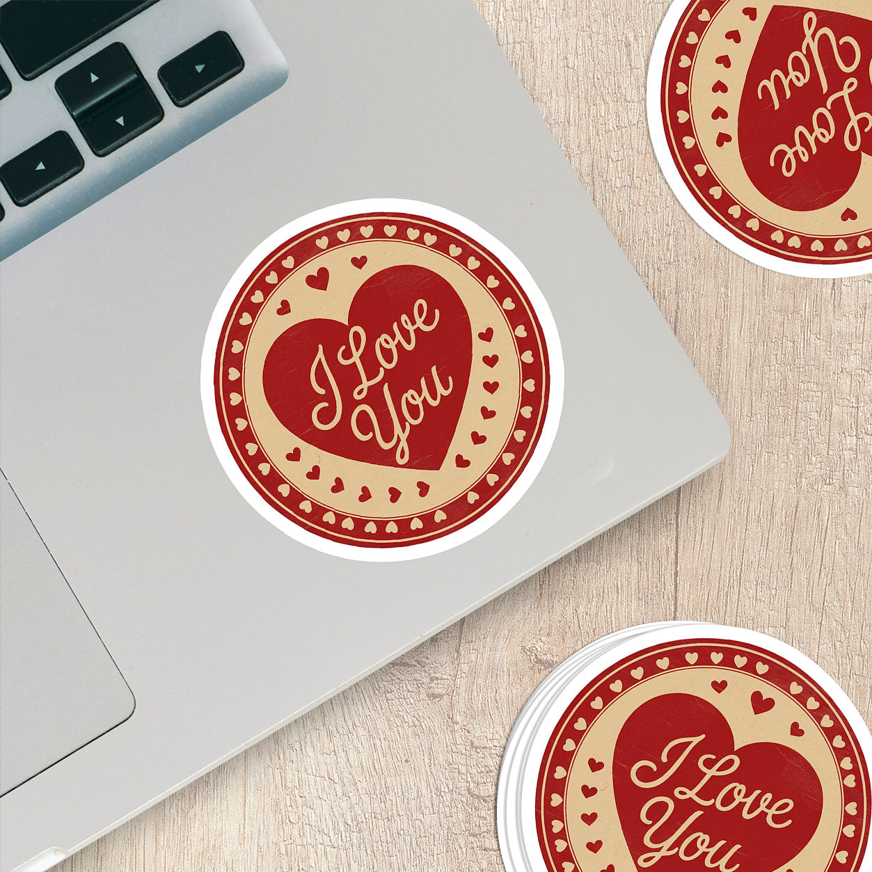 I Love You Vinyl Sticker