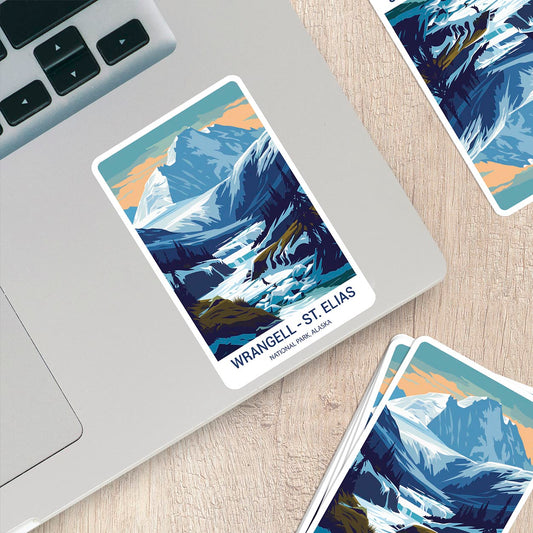 Wrangell - St. Elias National Park Sticker – Durable Vinyl Sticker