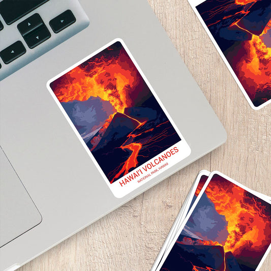 Hawai'i Volcanoes National Park Sticker – Durable Vinyl Sticker