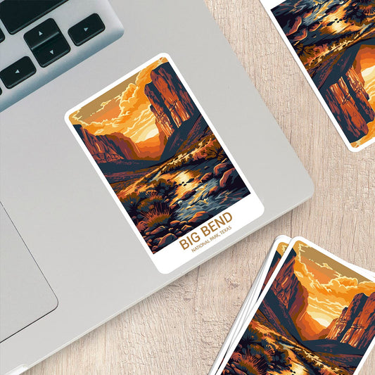 Big Bend National Park Sticker – Durable Vinyl Sticker