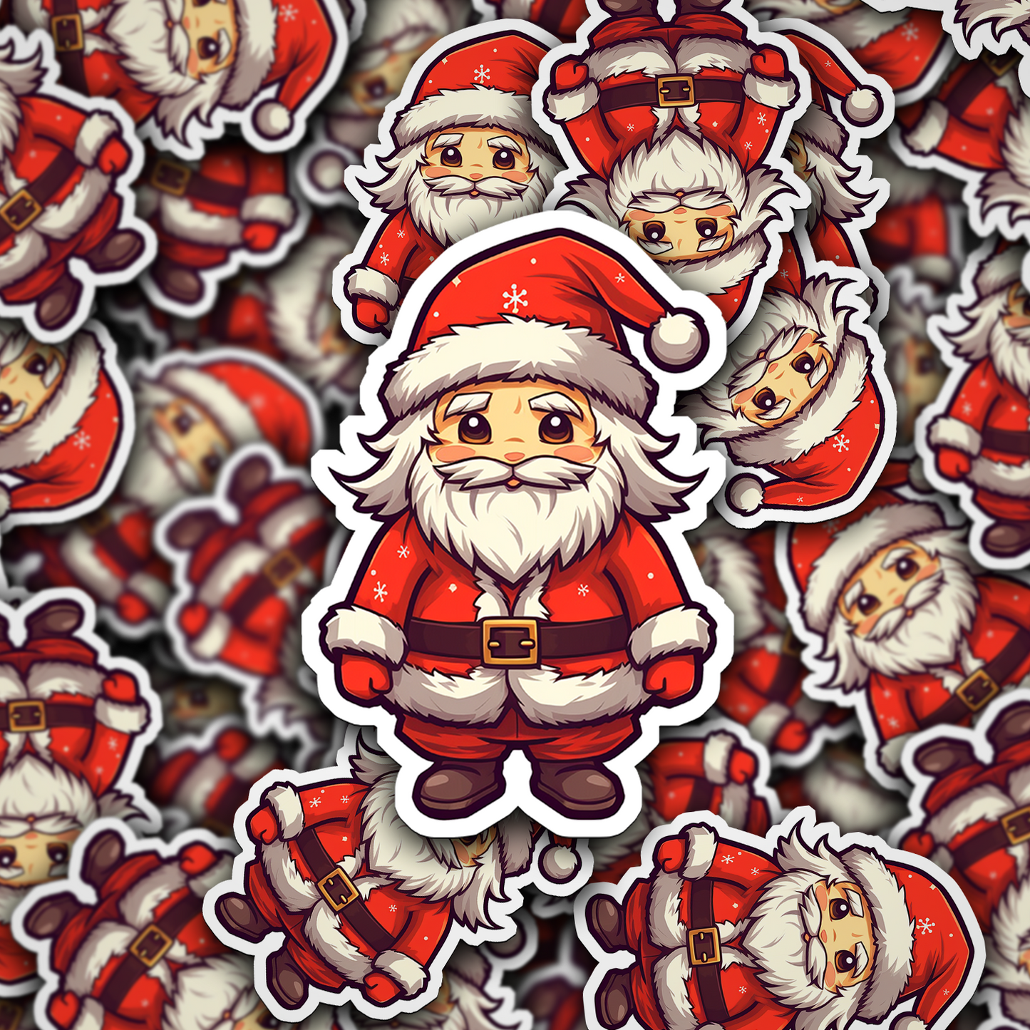 Santa Claus Vinyl Sticker - Bring the Magic of Christmas Anywhere