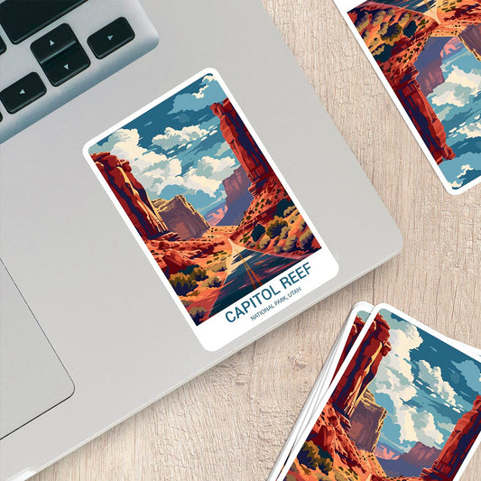 Capitol Reef National Park Sticker – Durable Vinyl Sticker
