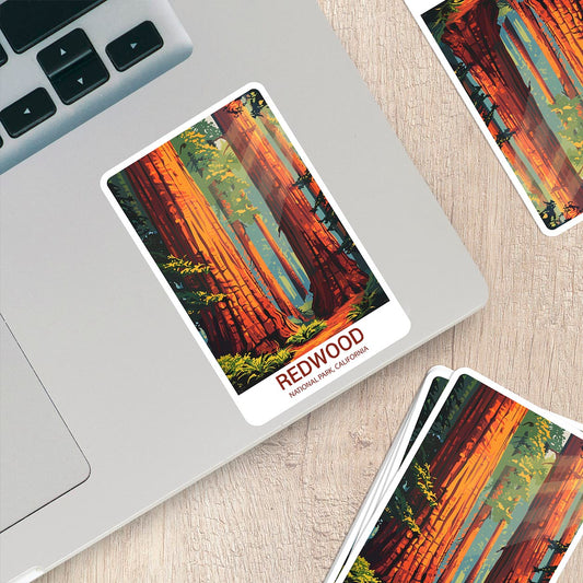 Redwood National Park Sticker – Durable Vinyl Sticker