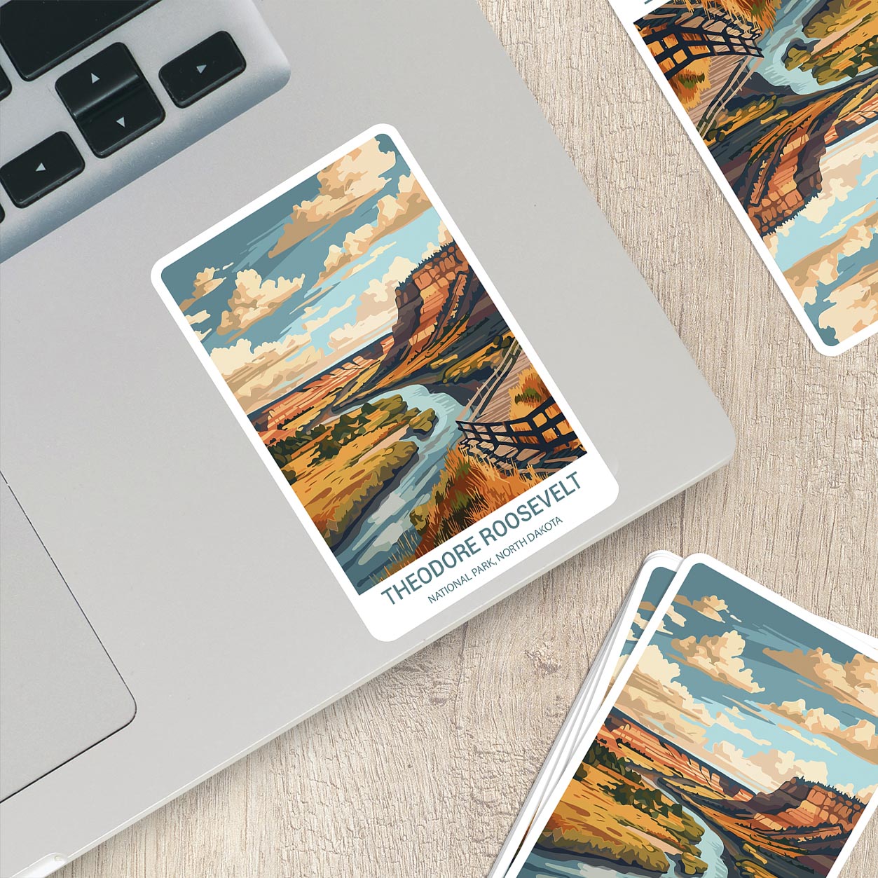 Theodore Roosevelt National Park Sticker – Durable Vinyl Sticker