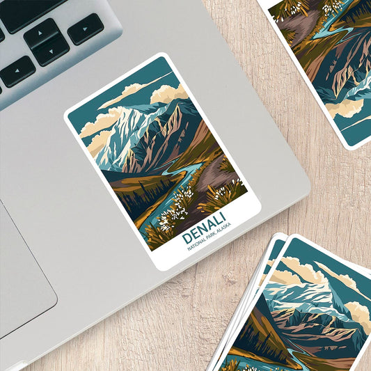 Denali National Park Sticker – Durable Vinyl Sticker