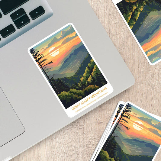 Great Smoky Mountains National Park Sticker – Durable Vinyl Sticker
