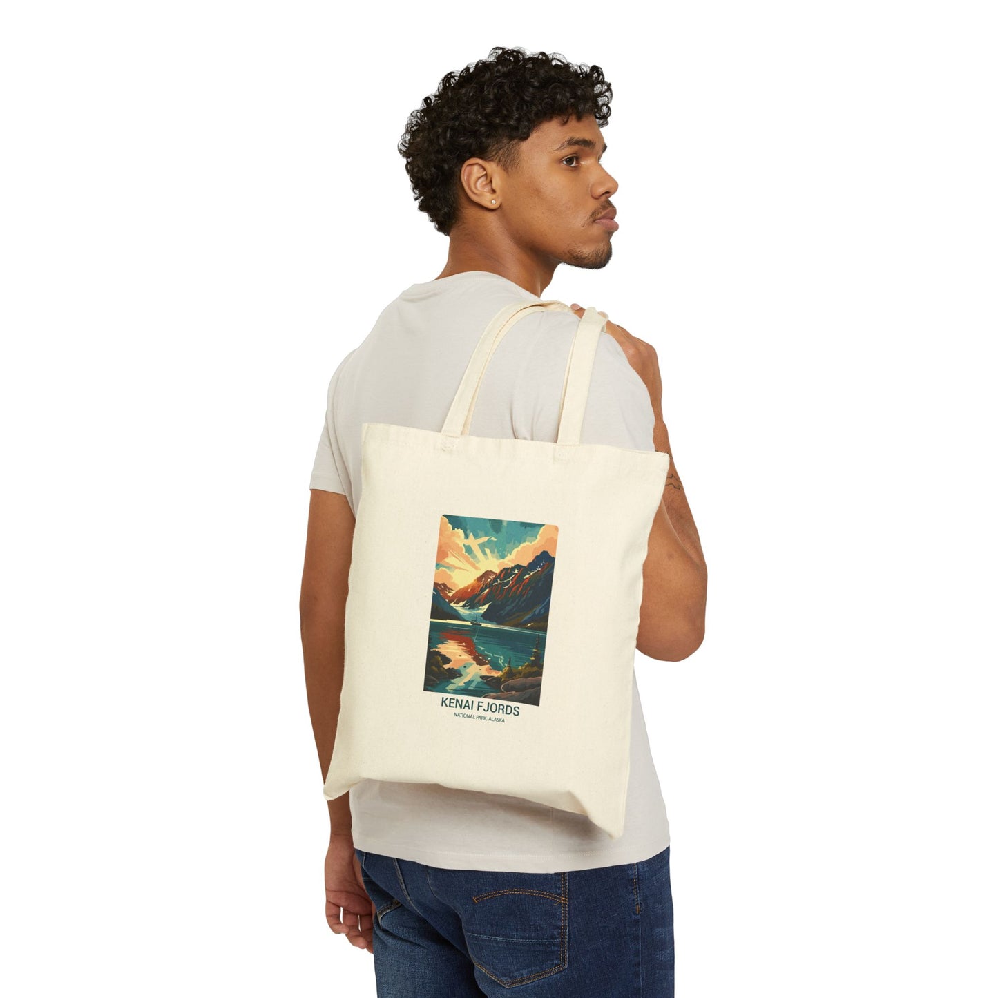 Kenai Fjords National Park Canvas Tote Bag