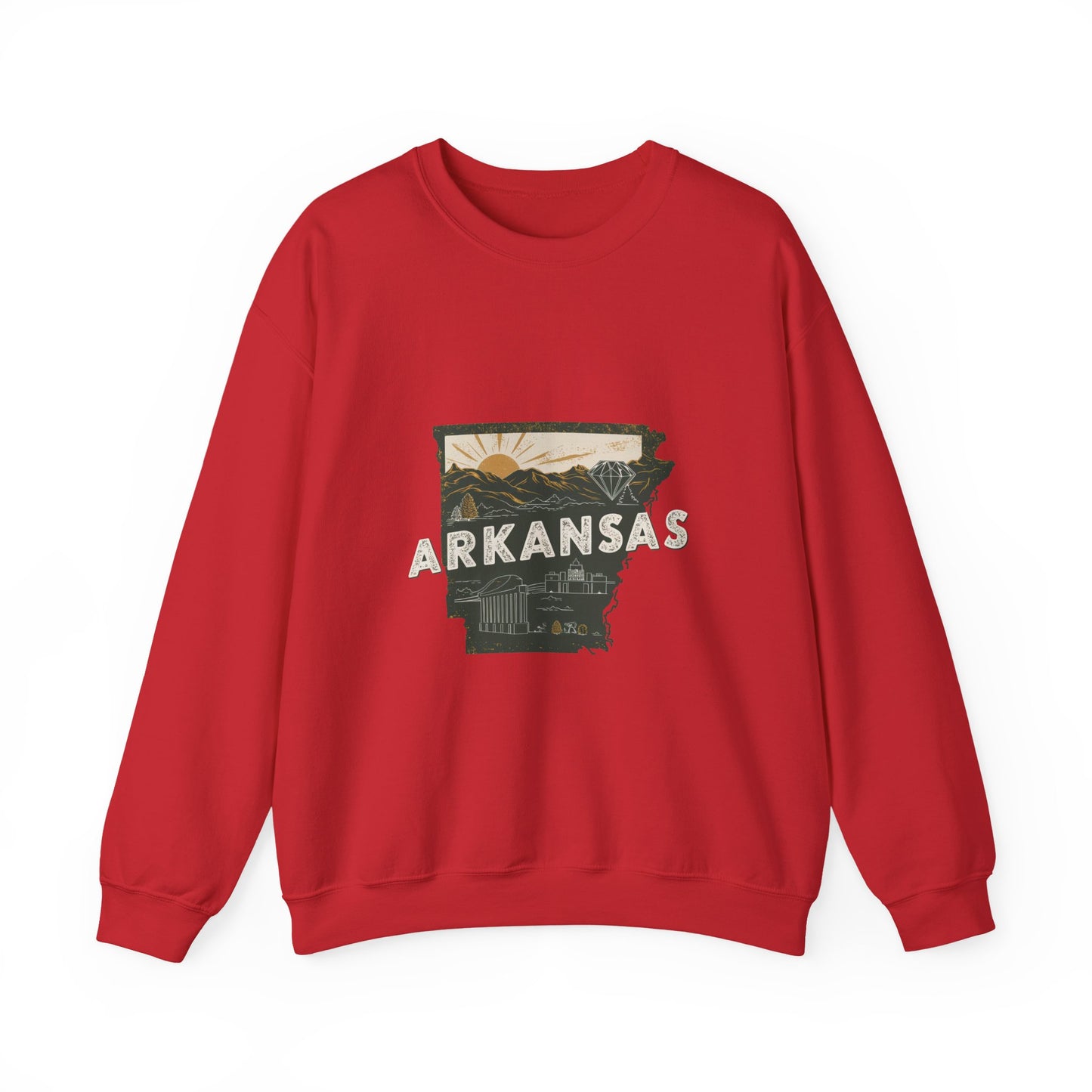 Arkansas Crewneck Sweatshirt | Vintage Outdoor Scenic