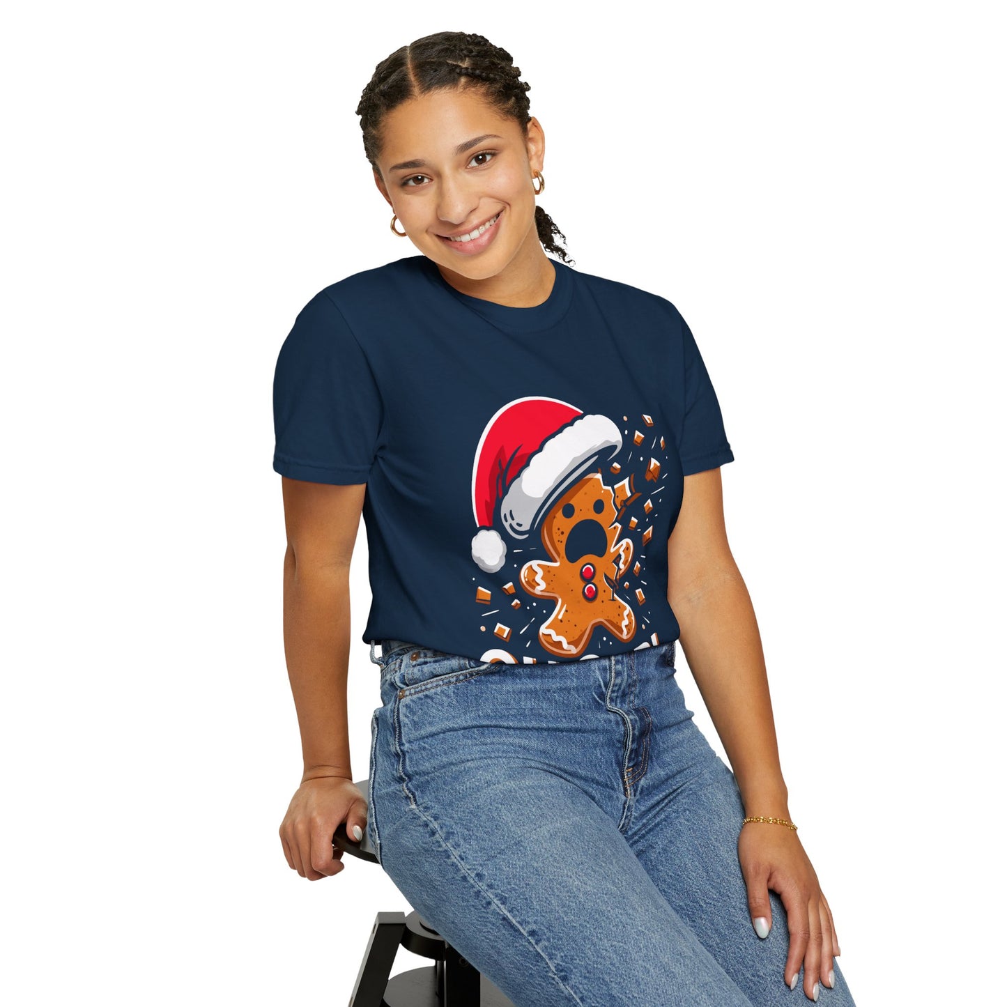 Oh Snap Gingerbread Man T-Shirt – Fun Holiday Comfort Colors Tee