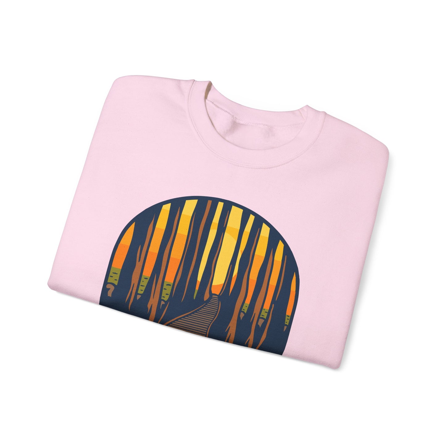 Congaree National Park boardwalk sweatshirt | Cypress forest sunset crewneck