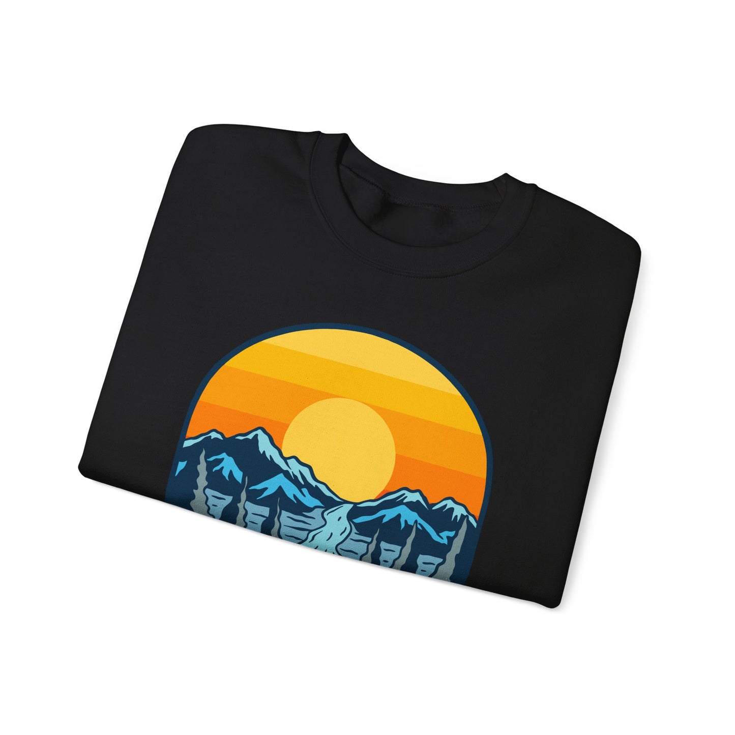 Gates of Arctic Alaska National Park Sunset Crewneck Sweatshirt | Mountain Scenic