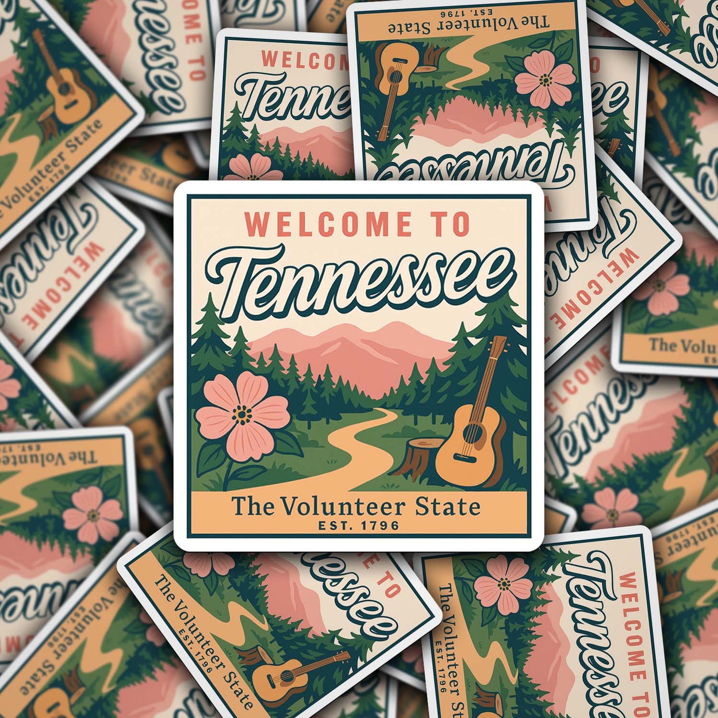 Welcome to South Dakota Vinyl Sticker – Vintage State Travel Decal (Copy)