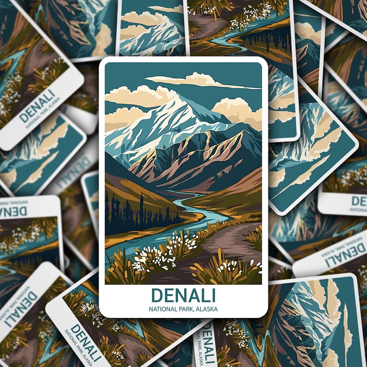 Denali National Park Sticker – Durable Vinyl Sticker